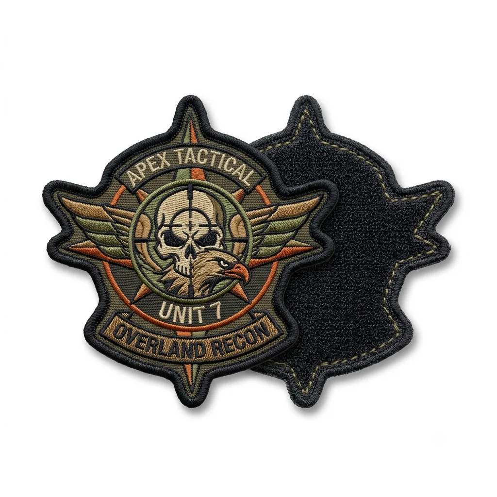 Custom Embroidered Velcro Patchess