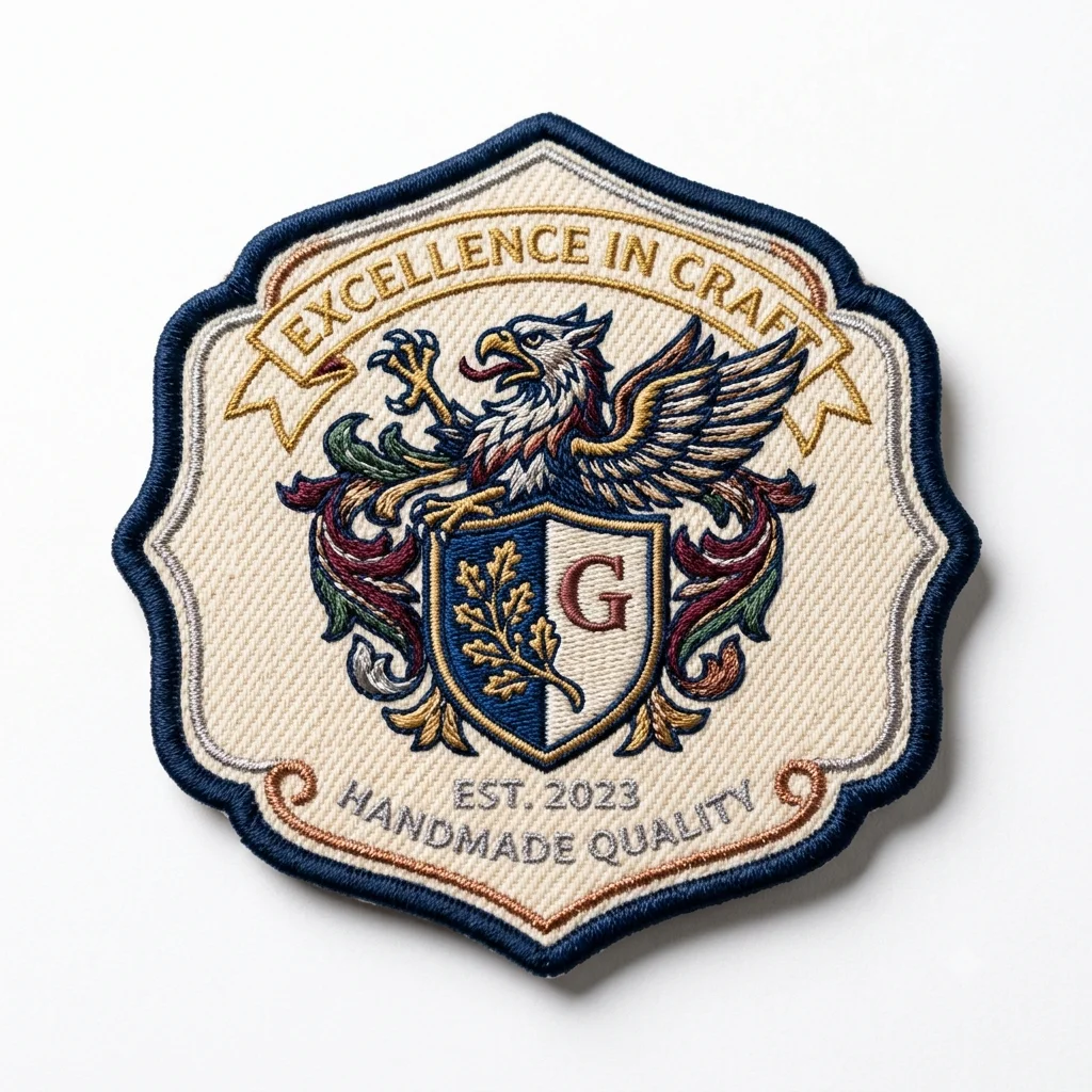 Custom Embroidery on Woven Patchess
